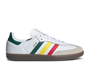 Lace   Up Design Adidas Samba OG White Rasta