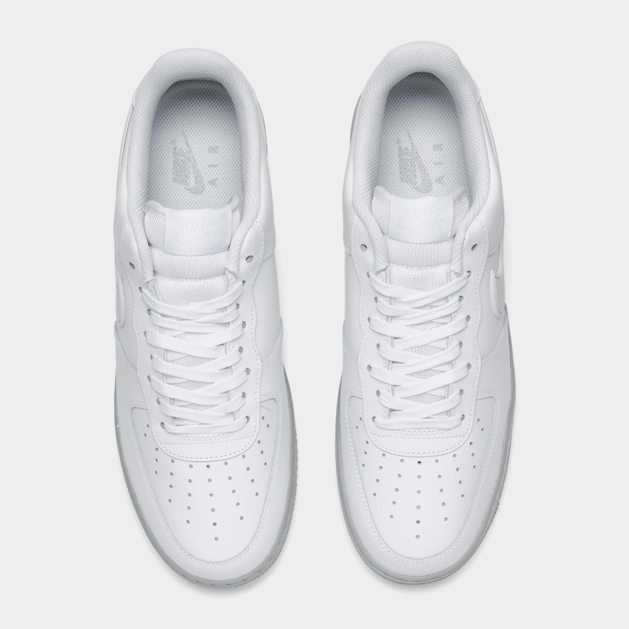 Unisex Appeal Pointed Toe Design Nike Air Force 1 '07 White / Light Smoke Grey