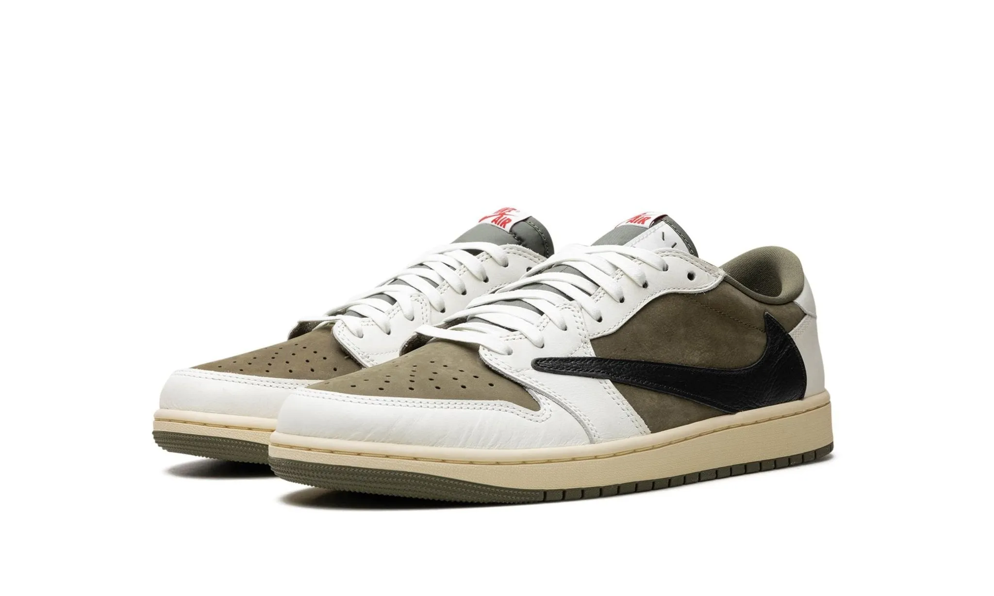 Travis Scott x Air Jordan 1 Low OG SP 'Medium Olive' Care Ease
