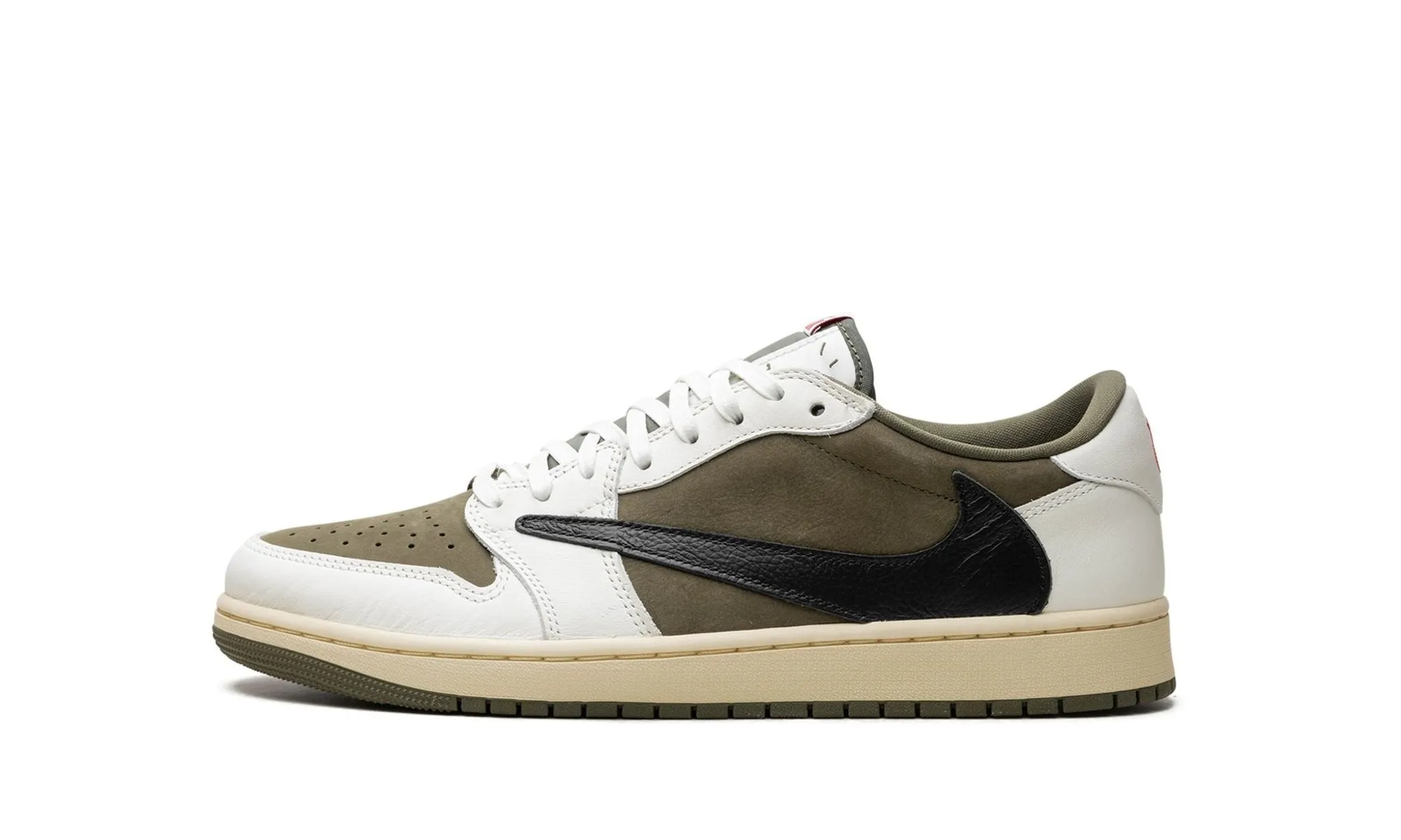 Quick Flex Travis Scott x Air Jordan 1 Low OG SP 'Medium Olive'