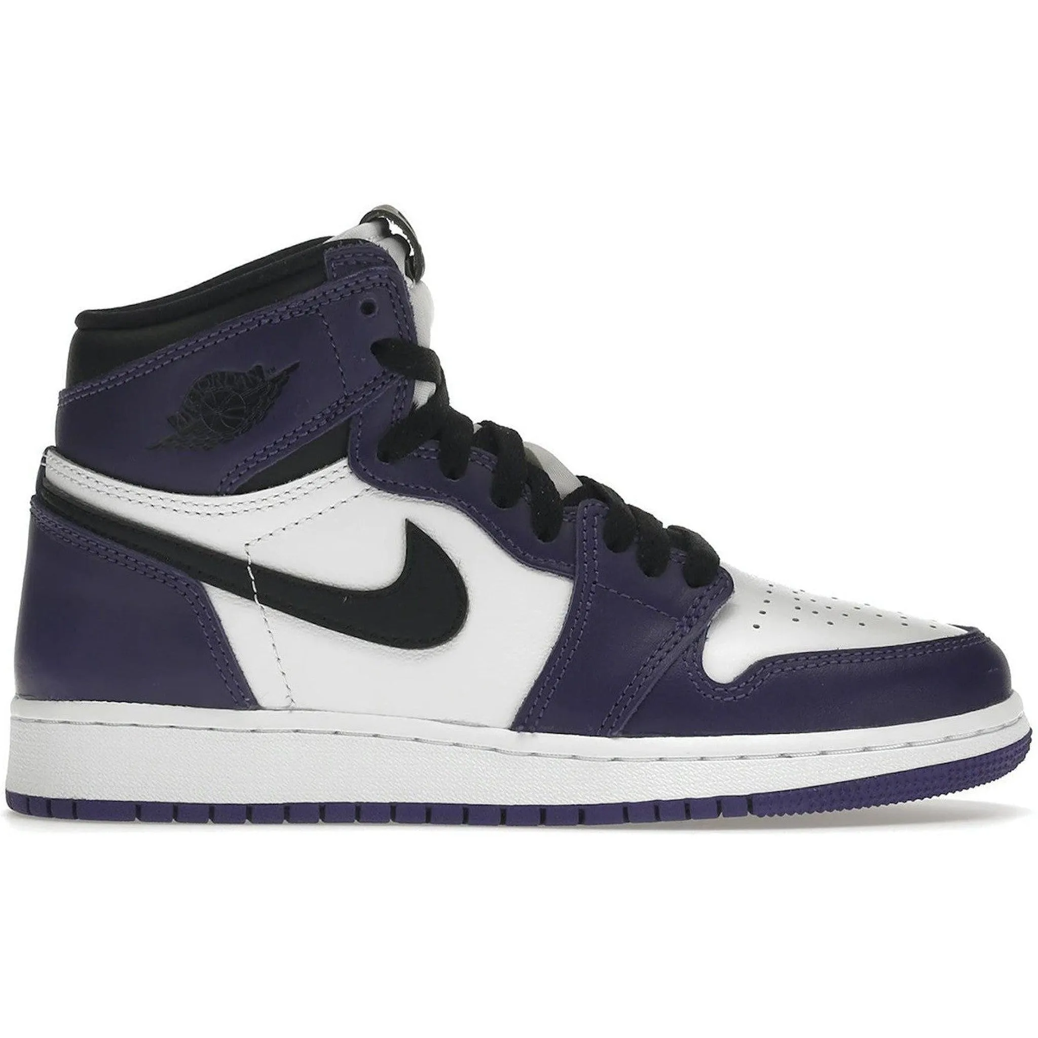 Jordan 1 Retro High Court Purple White (GS) Cushioned lining All Walks