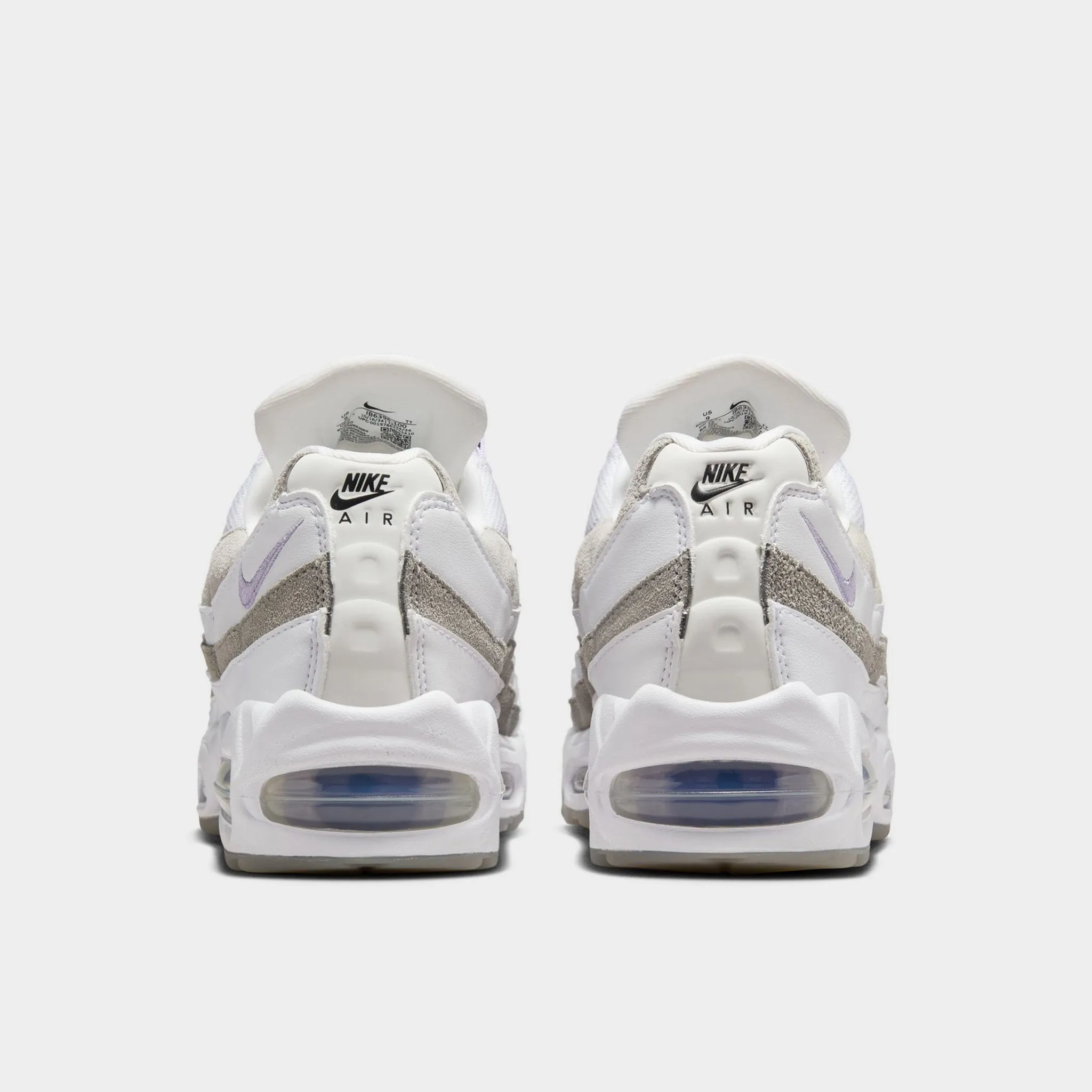 Minimal Detail Work Routine Nike Women's Air Max 95 White / Hydrangeas - Light Graphite