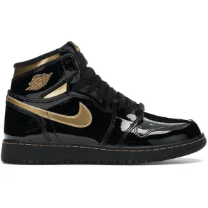 Jordan 1 Retro High Black Metallic Gold (2020) (GS) Test Step