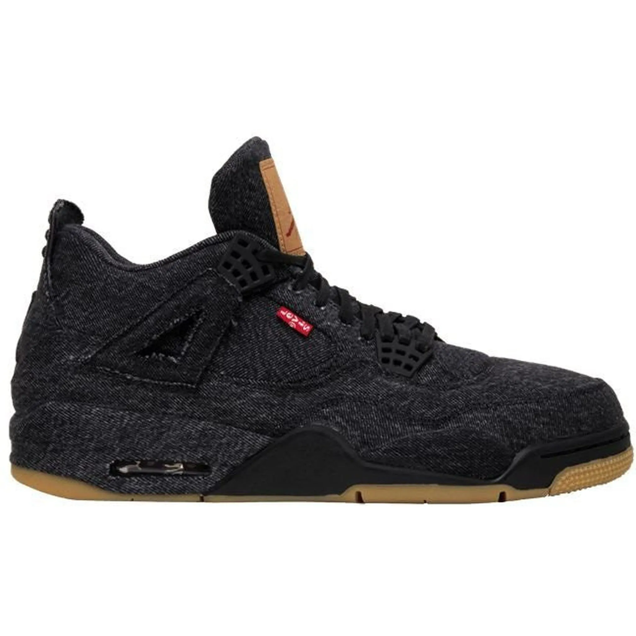 Synthetic   material Club Meet Jordan 4 Retro Levi's Black (Levi's Tag)