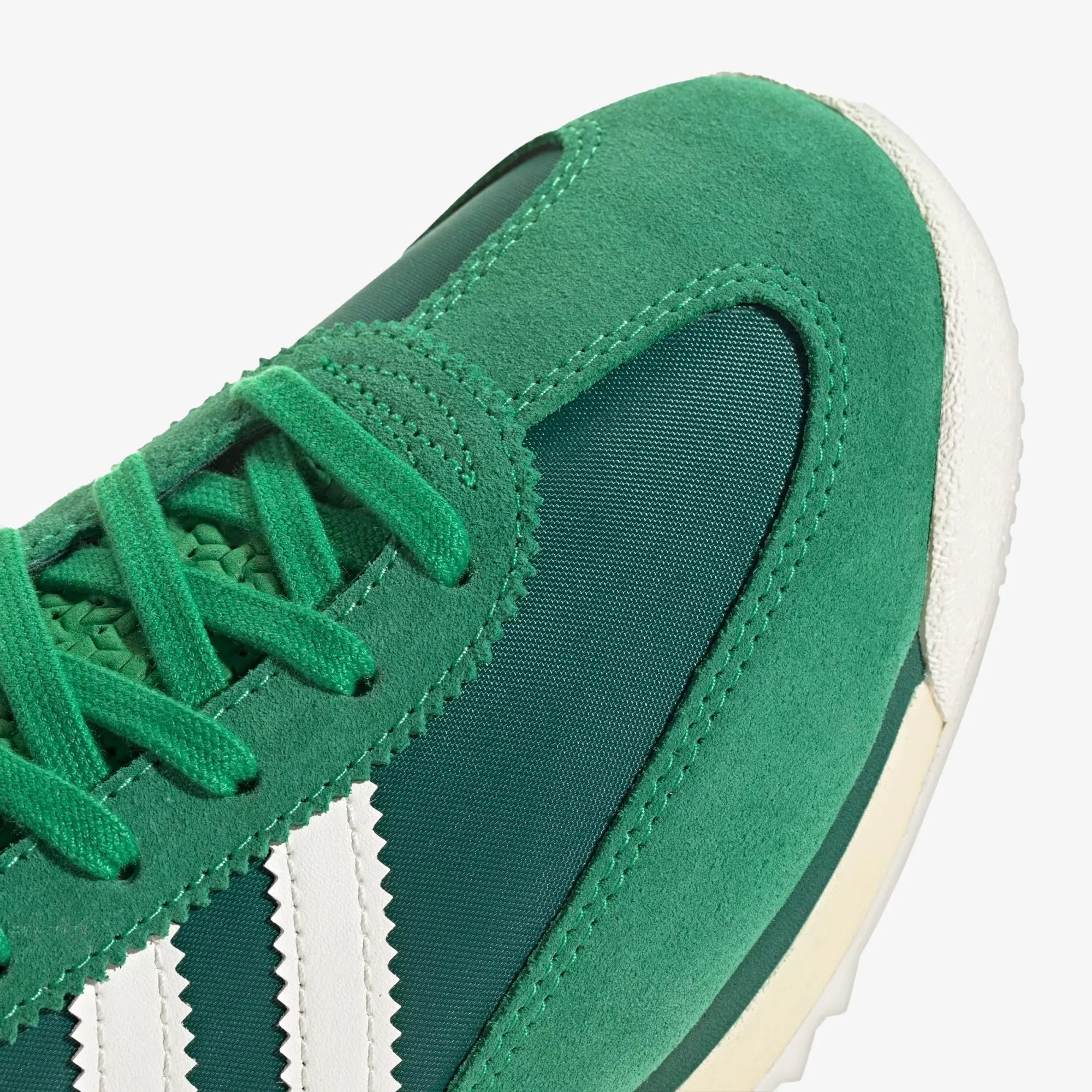 ADIDAS ORIGINALS | SL 72 RS { GREEN/CORE WHITE/GREEN Stretchable Material