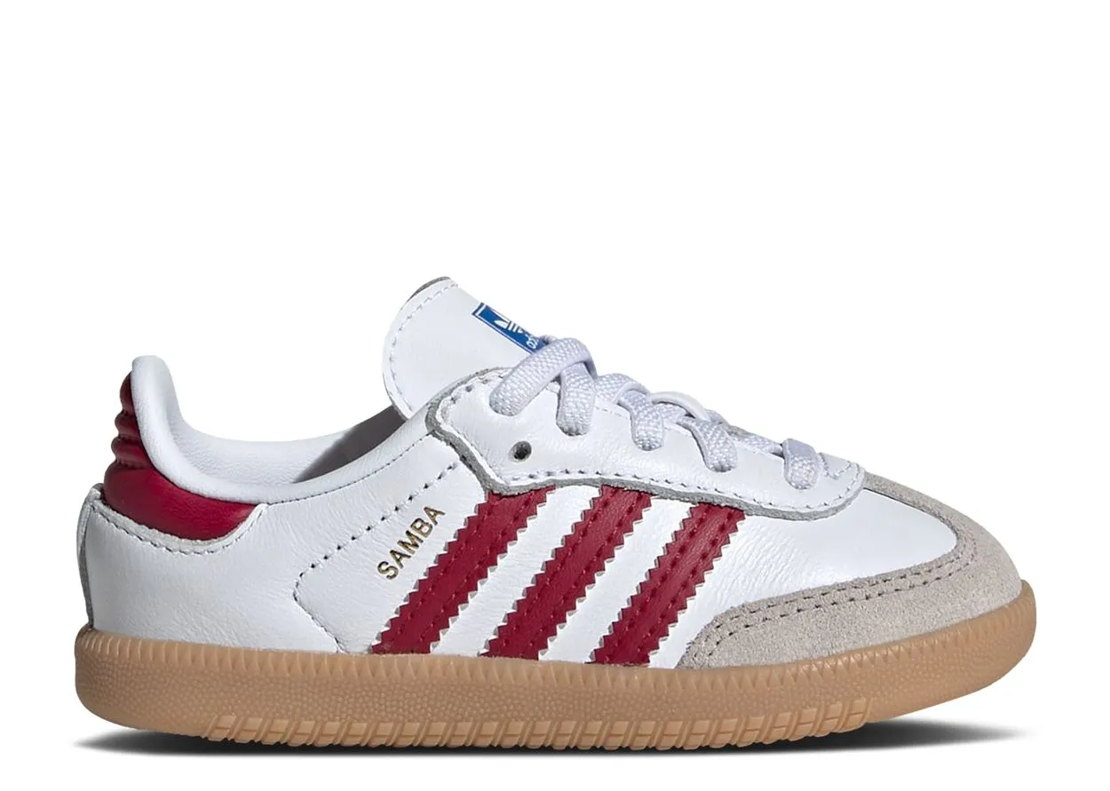Lightweight Structure Adidas Samba OG Cloud White Collegiate Burgundy Gum (TD)