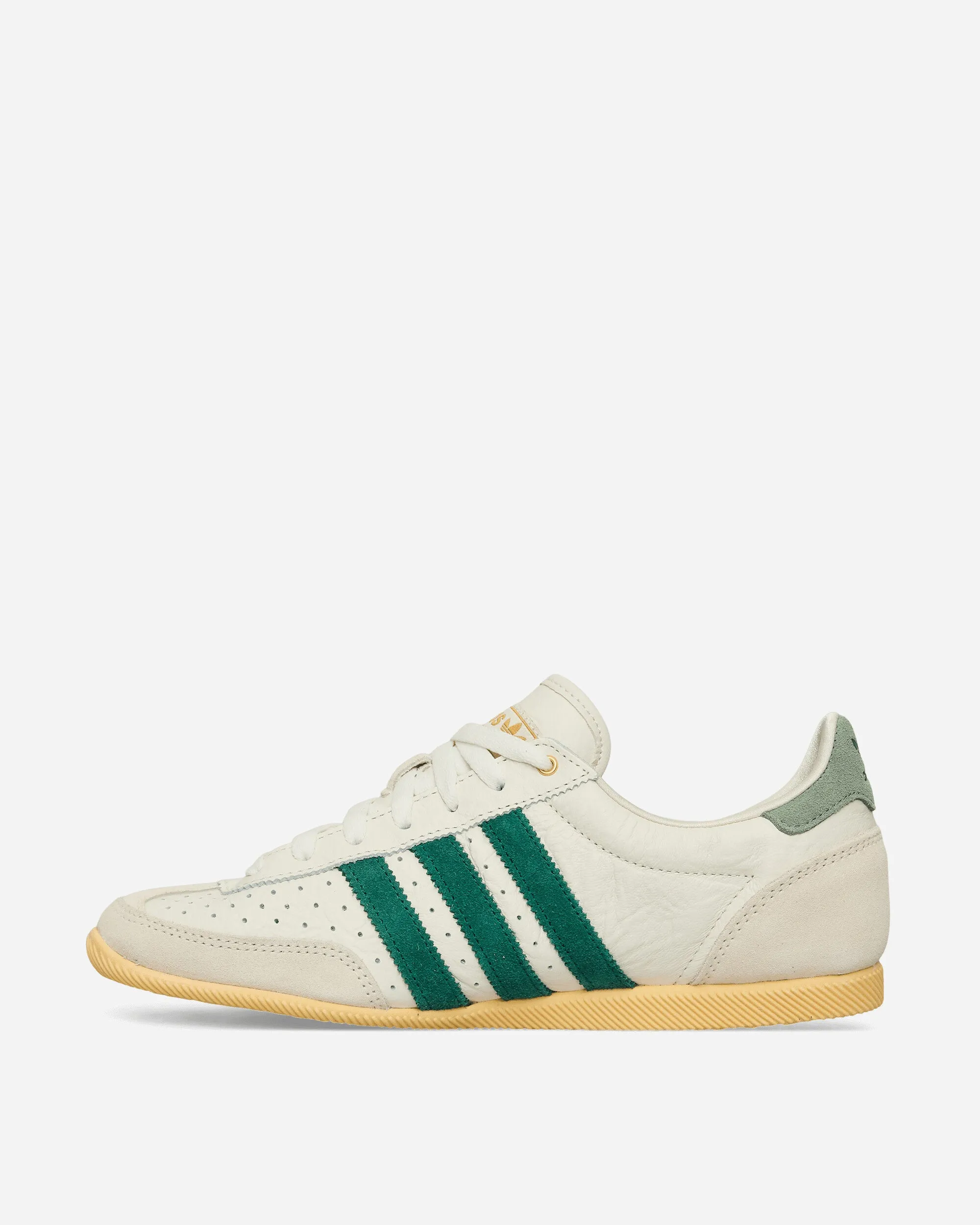 Leather Upper Dynamic Edge Women's Japan Sneakers Off White / Collegiate Green