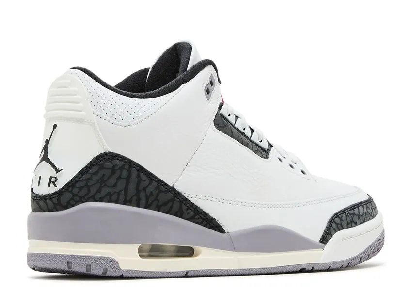 Air Jordan 3 Retro Cement Grey Weekend Walks Wear-Ready Shoes
