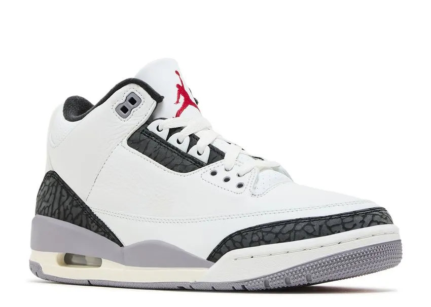 Dusk Hike Low Top Design Air Jordan 3 Retro Cement Grey