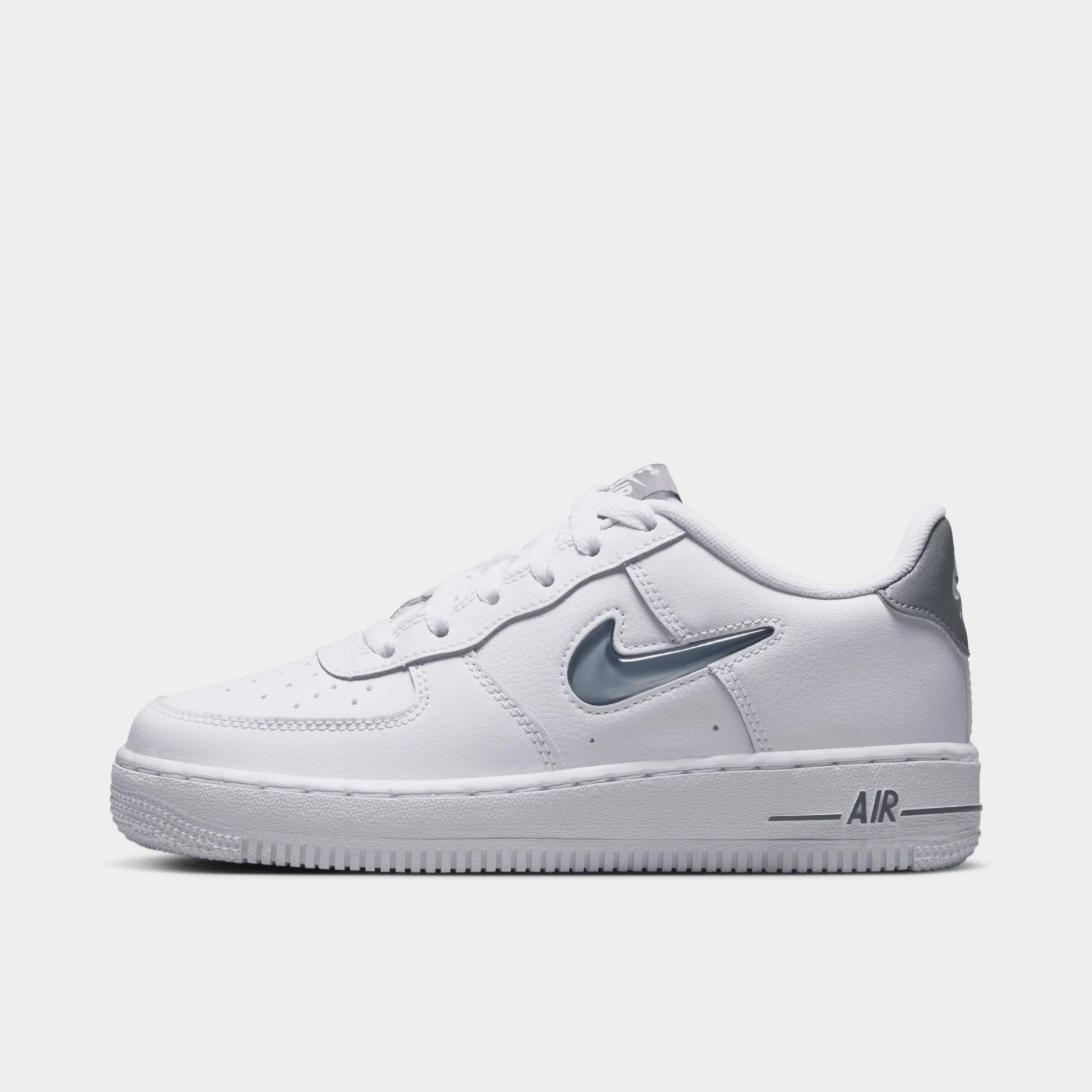 Nike Air Force 1 GS White / Smoke Grey Cafe Style