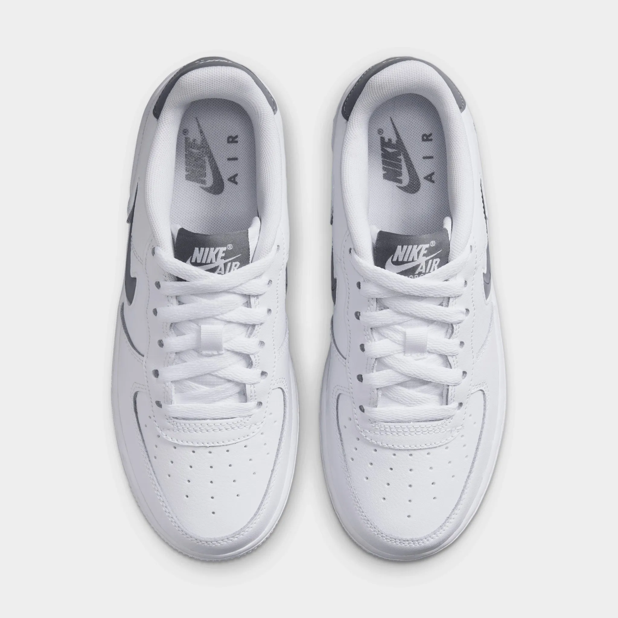 Nike Air Force 1 GS White / Smoke Grey Good elasticity