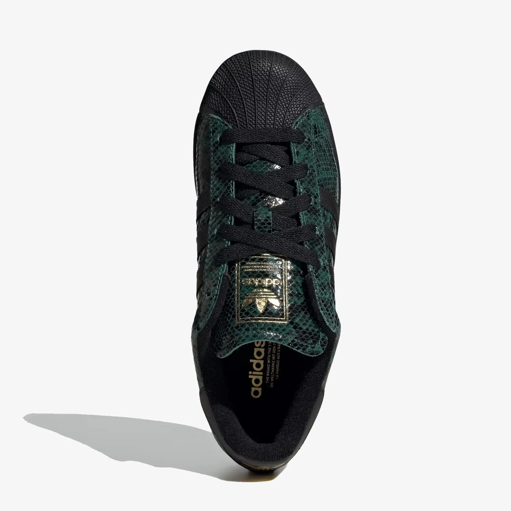 Travel Vibe Tidy Lines Adidas Originals | SUPERSTAR II { CORE GREEN/CBLACK