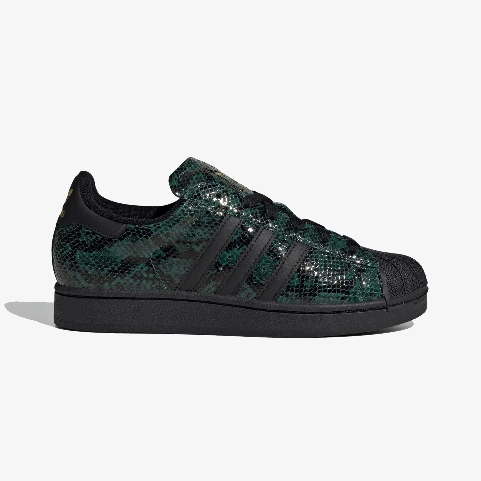 Soft Arch Tread Pattern Adidas Originals | SUPERSTAR II { CORE GREEN/CBLACK