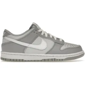 Storm Walk Leisure Style Nike Dunk Low Two-Toned Grey (GS)