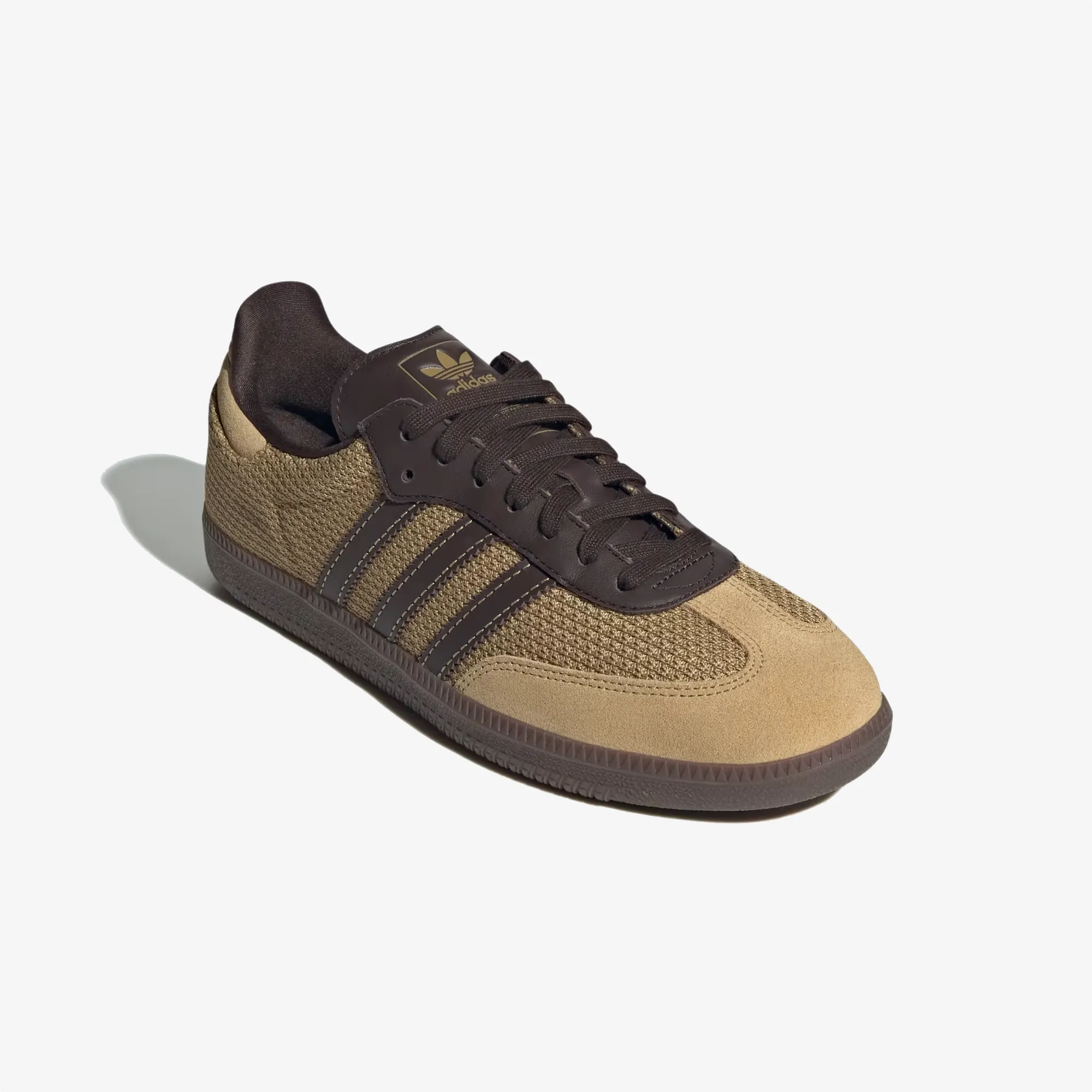 Air Soft Farm Jog ADIDAS ORIGINALS | SAMBA OG { GOLDEN BEIGE/DARK BROWN/GUM