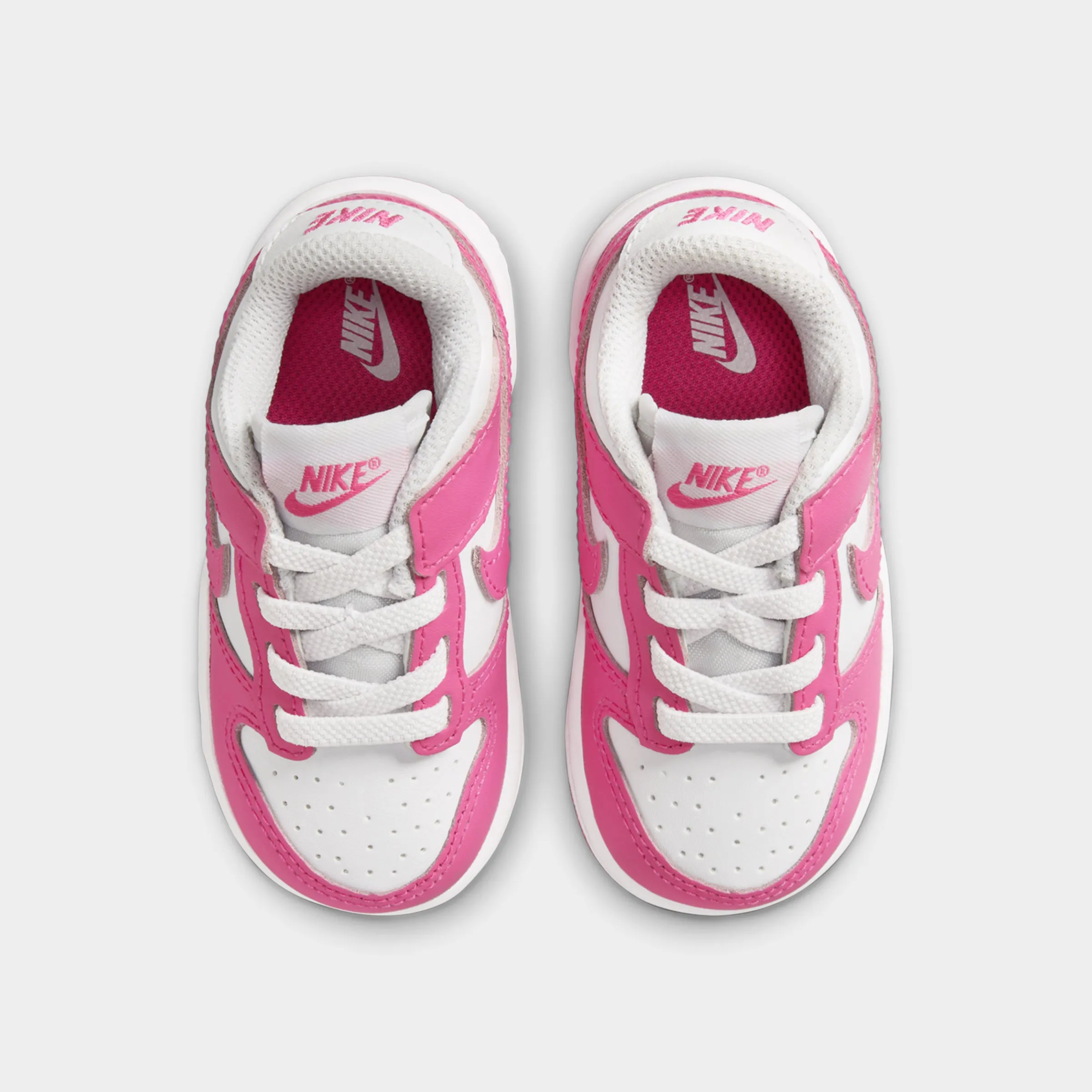 Nike Dunk Low TD White / Laser Fuchsia Petal Jog Traction Control