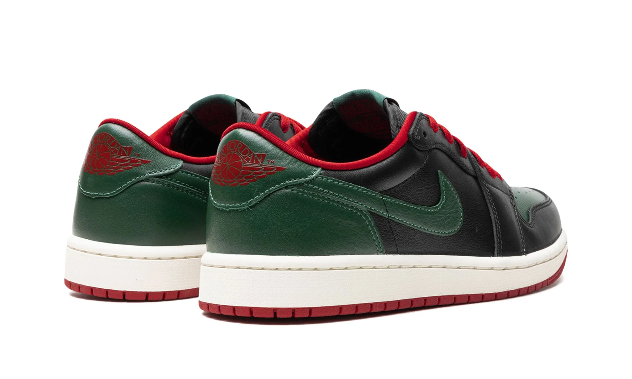 Wmns Air Jordan 1 Retro Low OG 'Black Gorge Green' Wide toe box New In