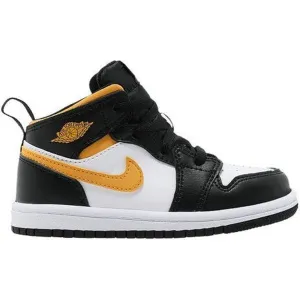 Versatile Anytime Wear Jordan 1 Mid White Pollen Black (TD)
