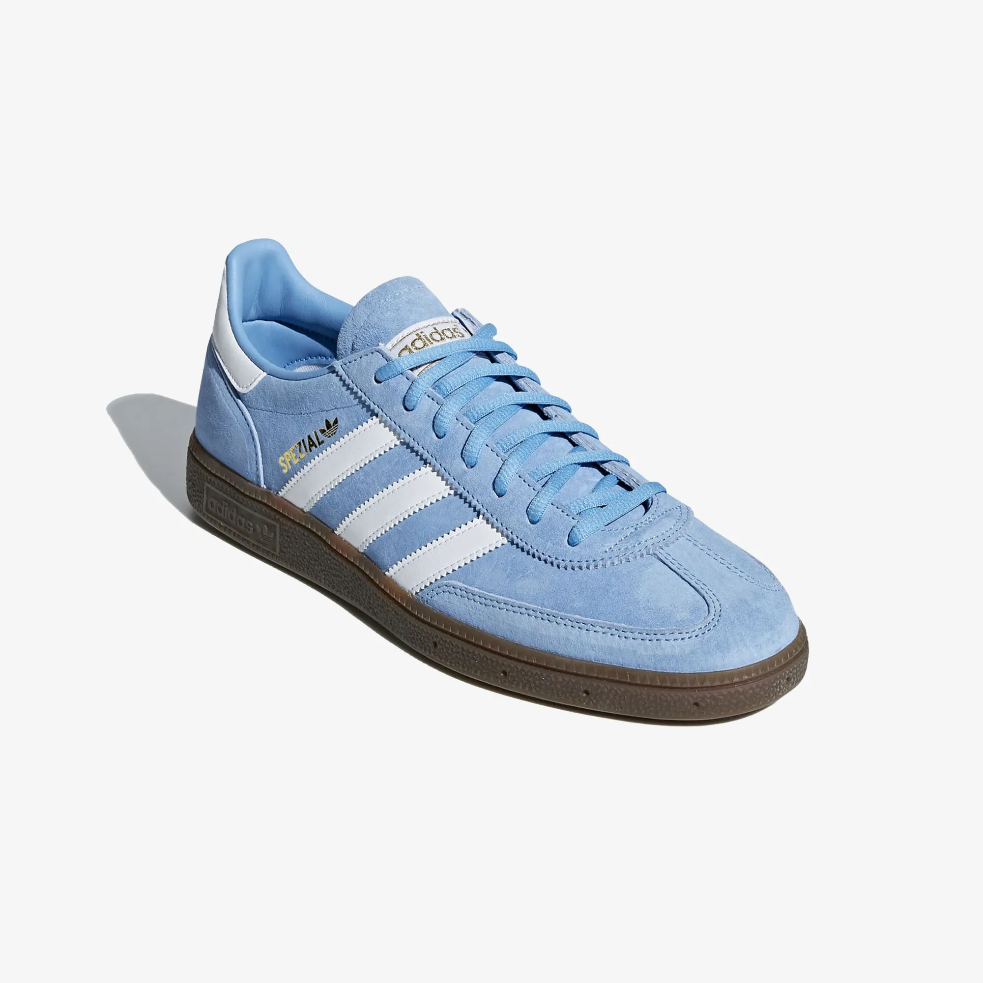 Flexible Footwork Style Tour Adidas Originals | HANDBALL SPEZIAL  { LIGHT BLUE/CLOUD WHITE/GUM