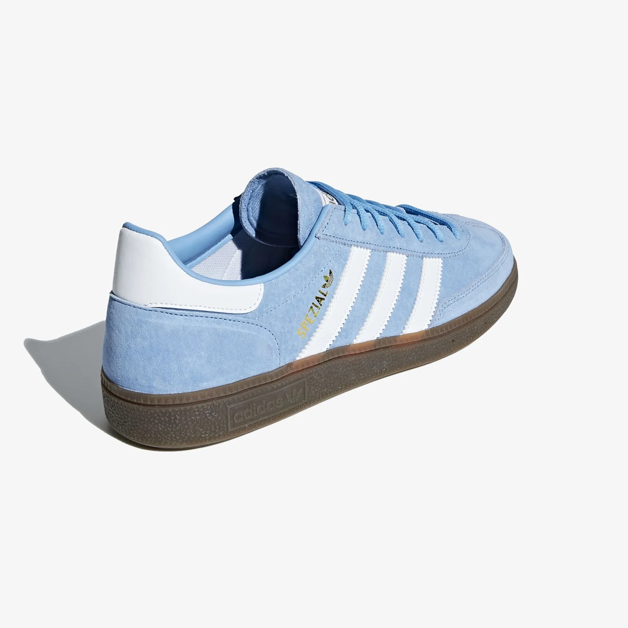 Adidas Originals | HANDBALL SPEZIAL  { LIGHT BLUE/CLOUD WHITE/GUM Comfort Fitment mesh ventilation