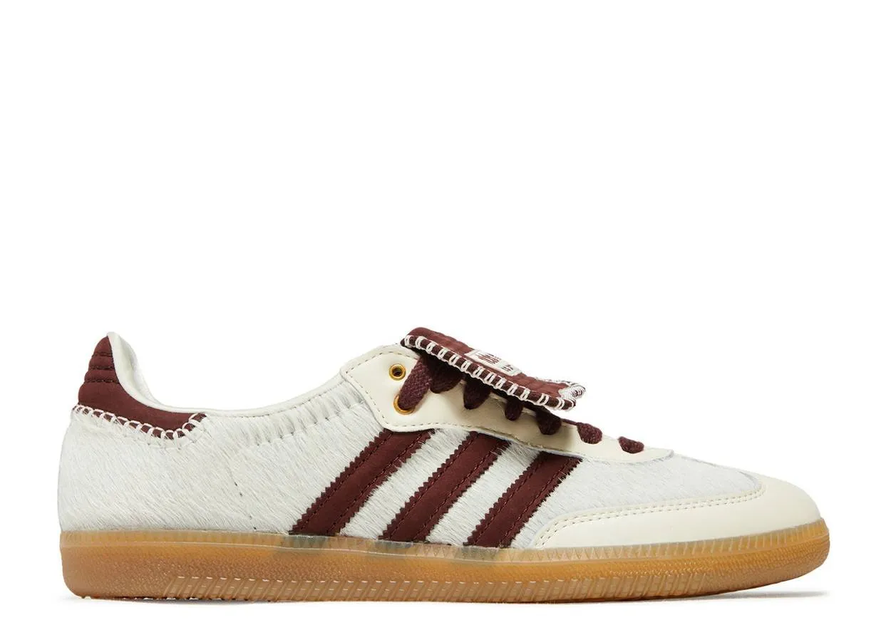Leaf Path Lace Option Adidas Samba Nylon Wales Bonner Cream White