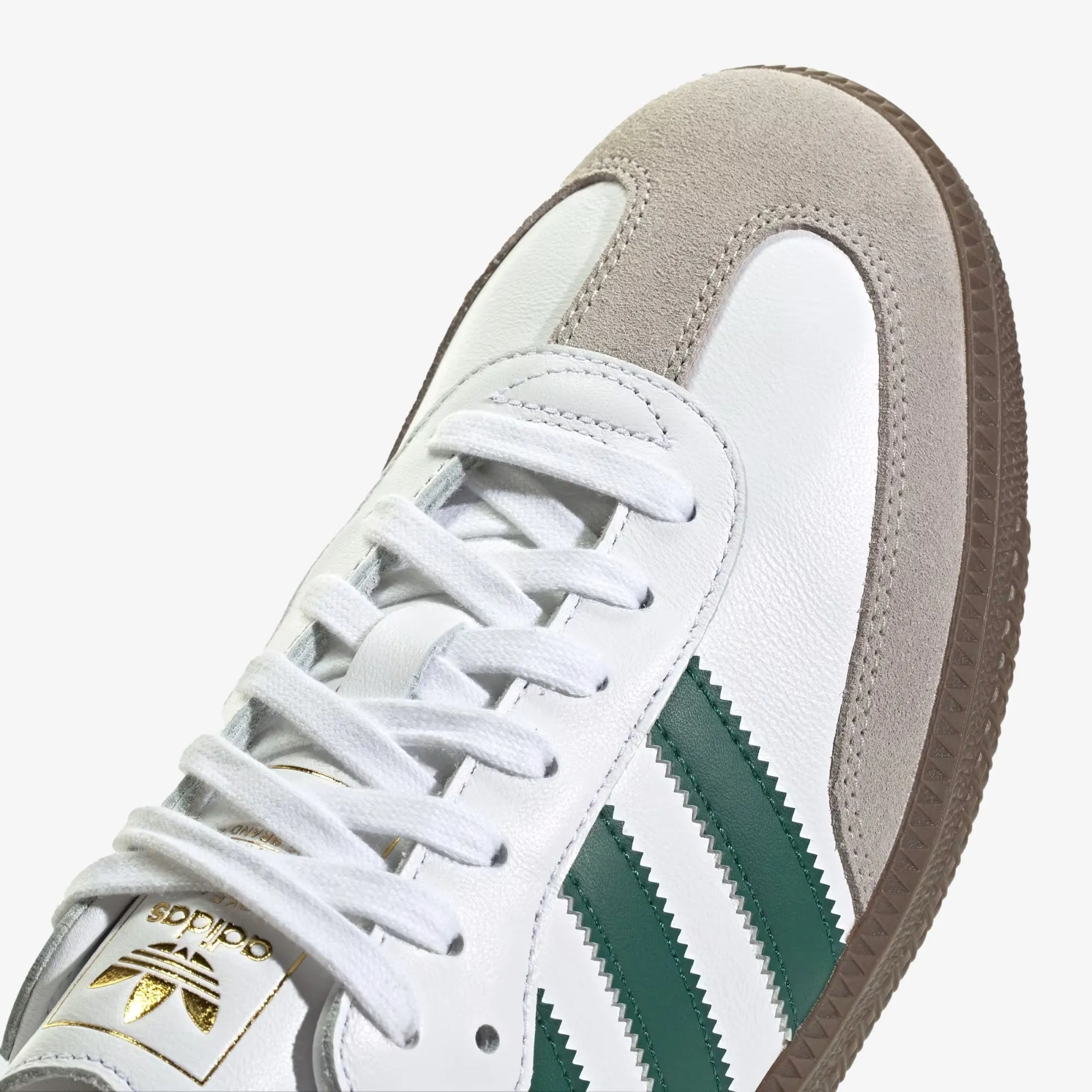 Port Run ADIDAS ORIGINALS | SAMBA OG { CLOUD WHITE/GREEN/CLEAR GRANITE