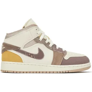 Jordan 1 Mid SE Craft Taupe Haze (GS) Slip-On Comfort