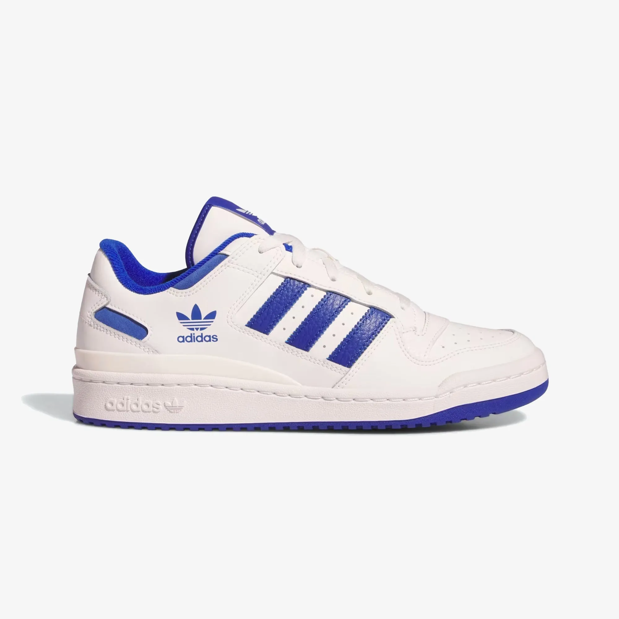 Anti Slip ADIDAS ORIGINALS | FORUM LOW CL { CORE WHITE/ TEAM ROYAL BLUE/ CORE BLUE