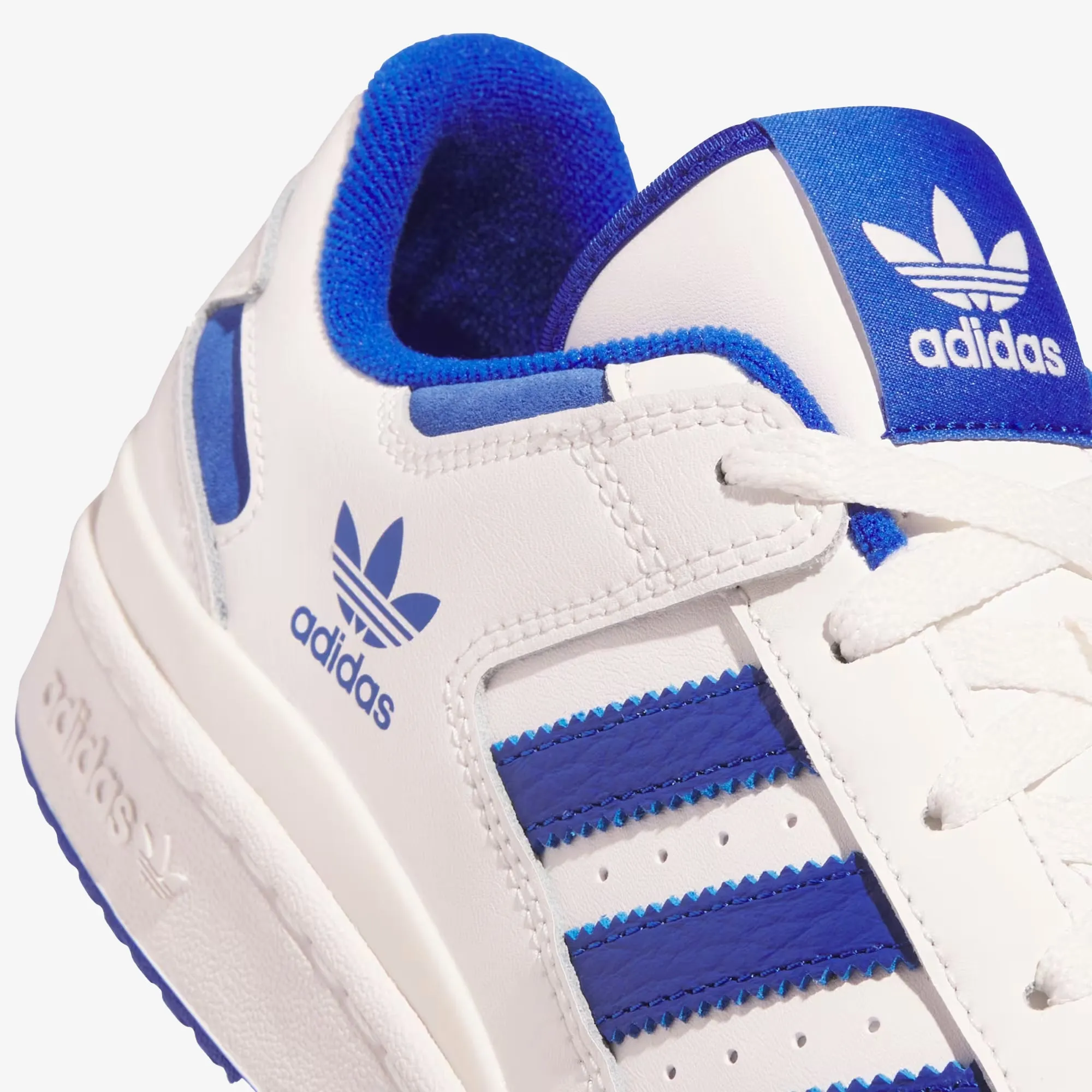 ADIDAS ORIGINALS | FORUM LOW CL { CORE WHITE/ TEAM ROYAL BLUE/ CORE BLUE Urban Goer Work Look