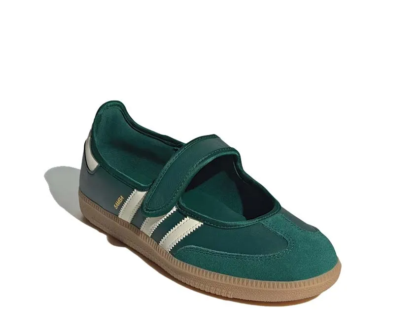Soft Soles Buckle Detail Adidas Samba Jane "Collegiate Green"