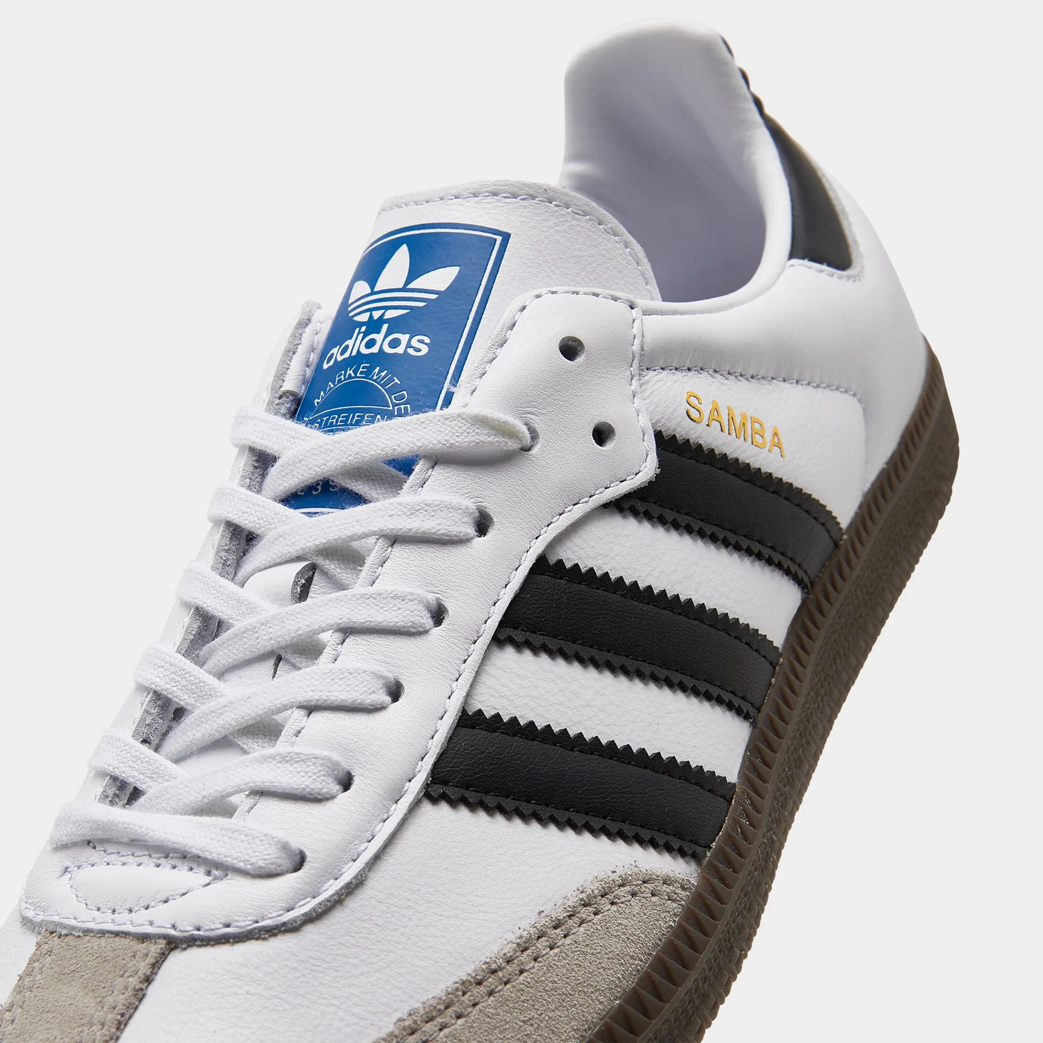 adidas Originals Juniors' Samba OG Core White / Core Black - Gum Fight Mode