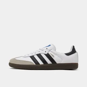 Comfort Midsole adidas Originals Juniors' Samba OG Core White / Core Black - Gum