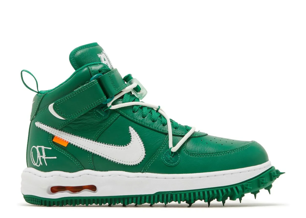 Nike Air Force 1 Mid Off-White Pine Green Gym ready