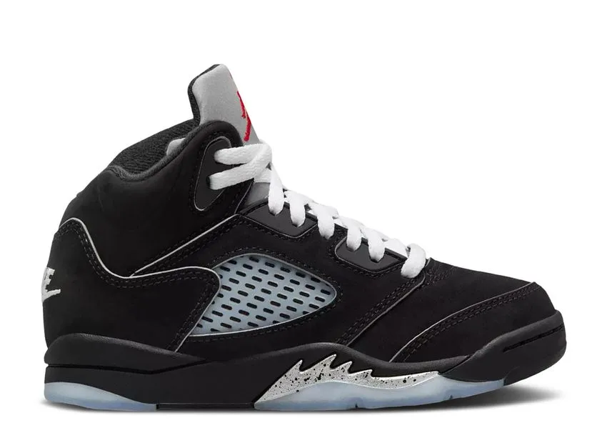Air Jordan 5 Retro OG Black Metallic Reimagined (PS) Wood Jog