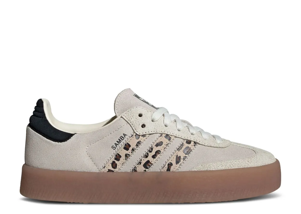 Foot alignment Adidas Sambae Leopard Off White