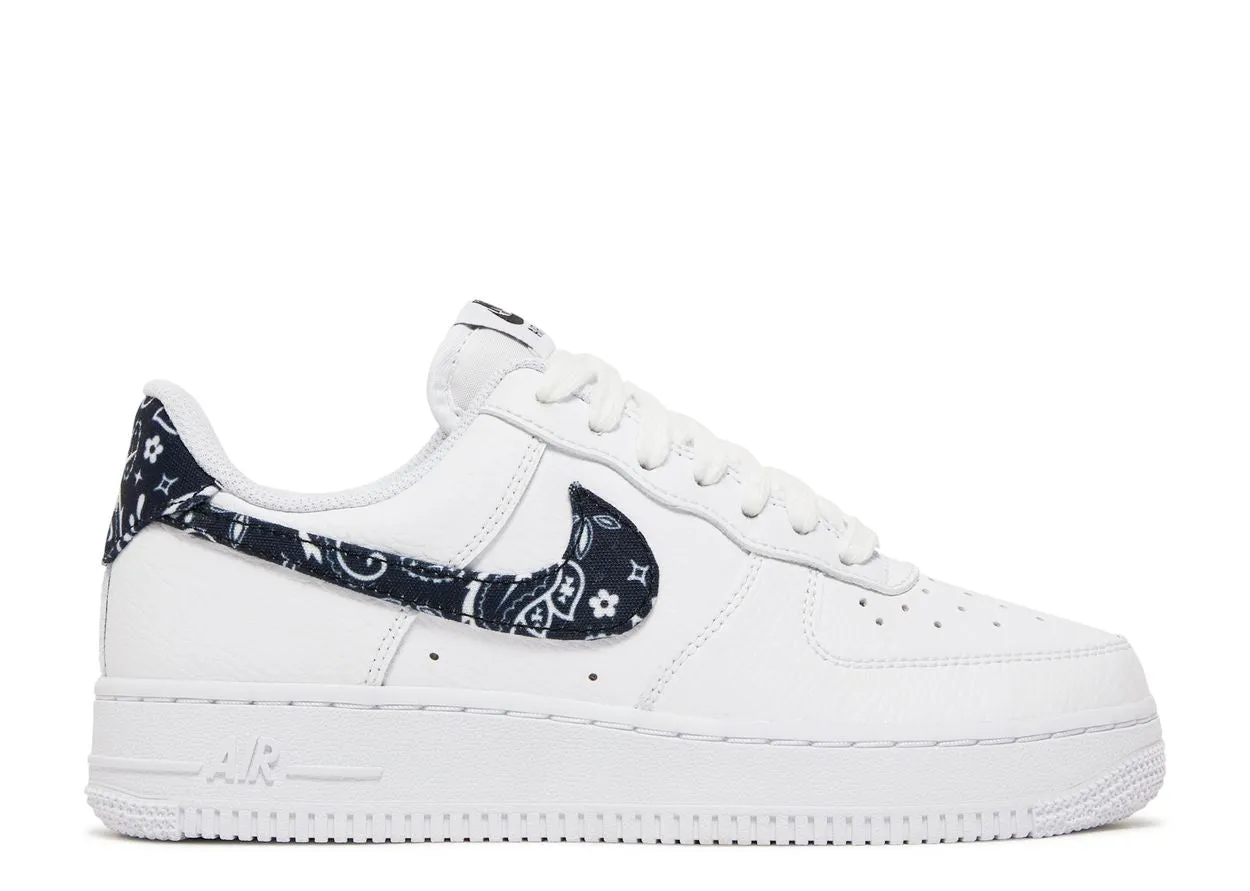 Nike Air Force 1 Low '07 Essential Black Paisley Trail Jog Hybrid Look