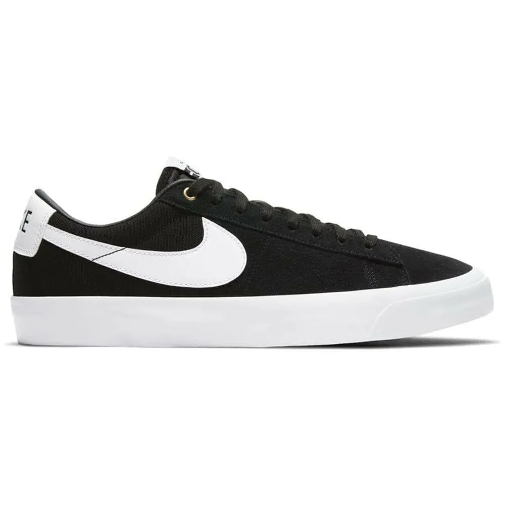 Ridge Hike Fun Step Nike SB - Blazer Low Pro GT Shoes Black/White-Black-Gum Light Brown