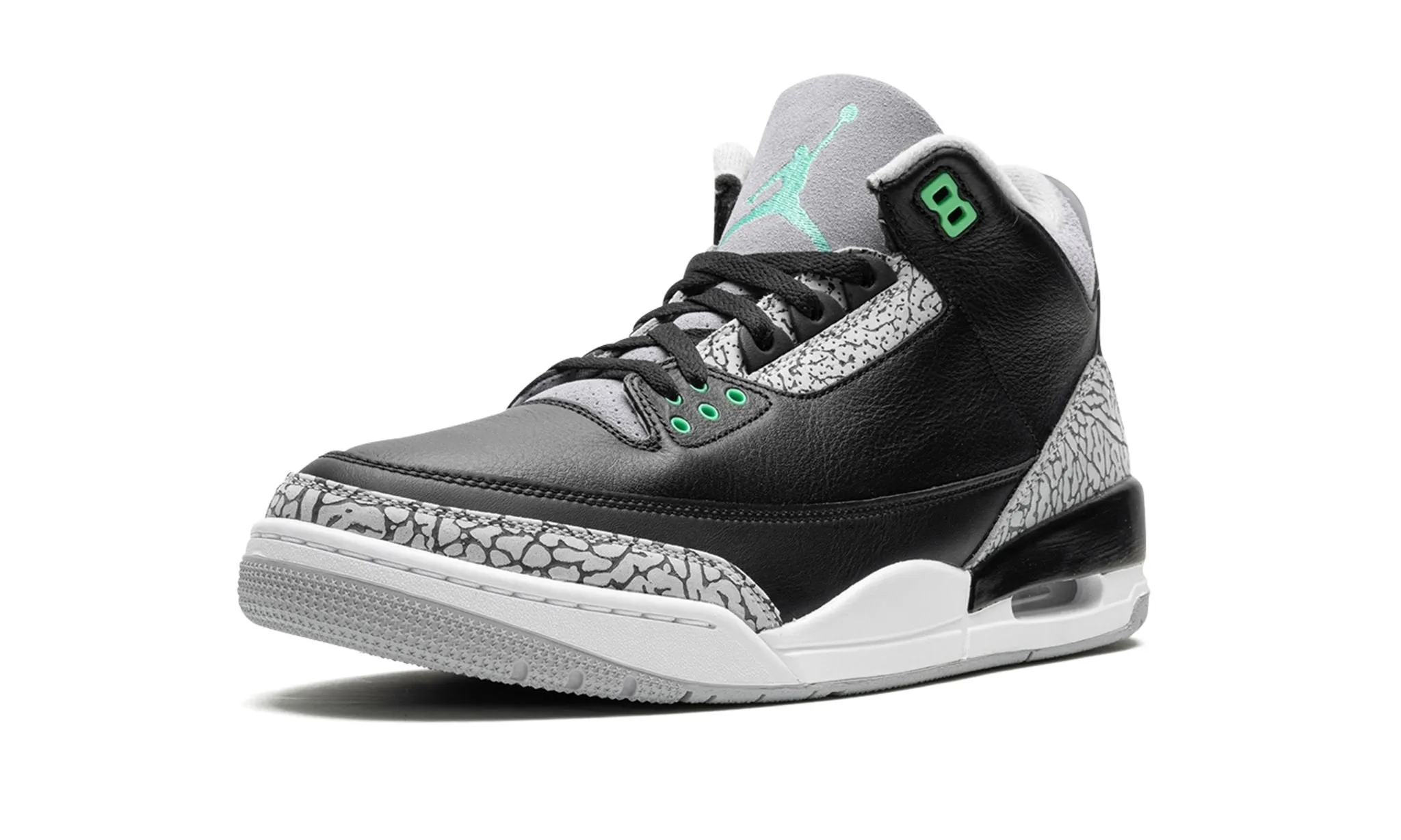 Air Jordan 3 Retro 'Green Glow' Queen Fit