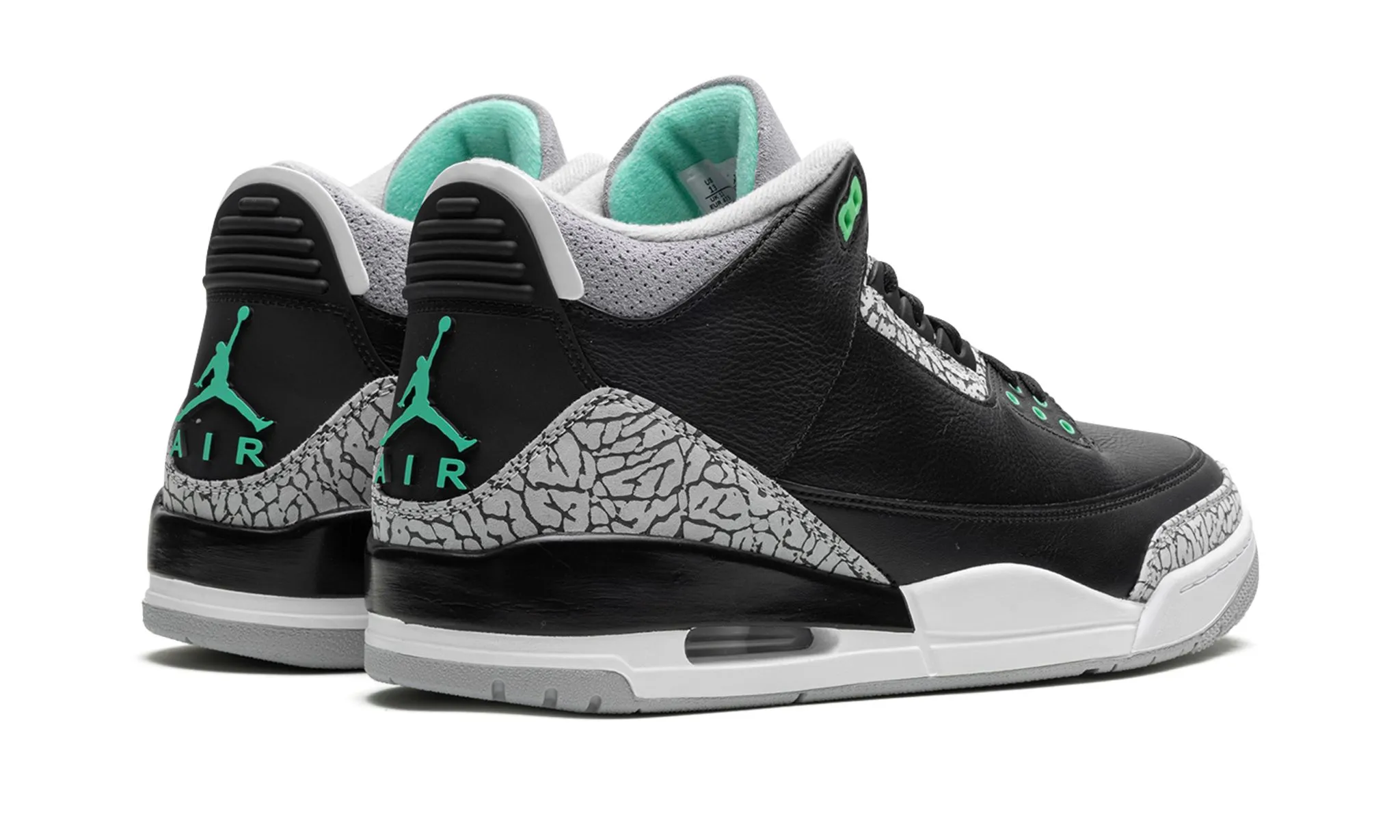 Deep Grip Photo Glam Air Jordan 3 Retro 'Green Glow'