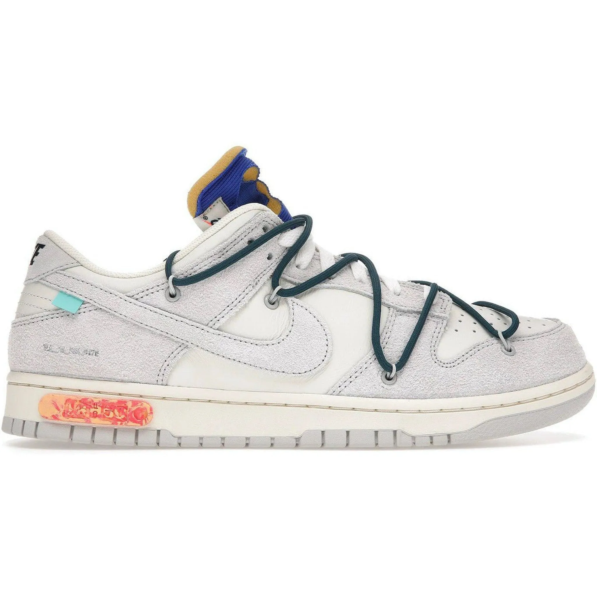 Nike Dunk Low Off-White Lot 16 Break Walk Fashionable Fit