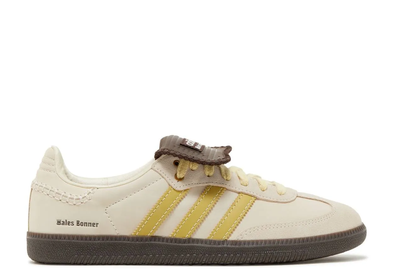 Adidas Samba Nylon Wales Bonner Ecru Tint Yellow Knit Fresh