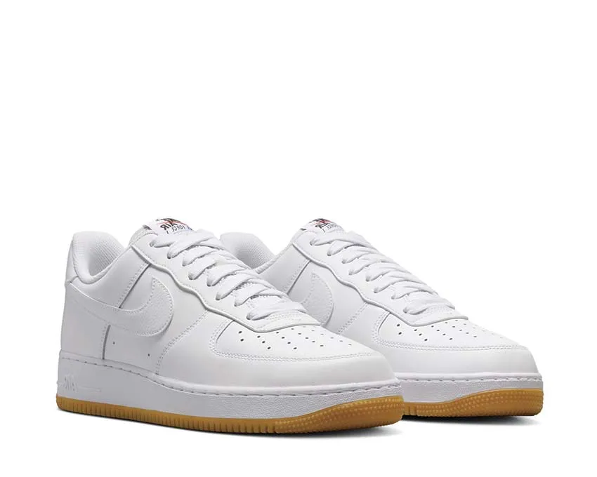 Nike Air Force 1 '07 "White Gum" Easy   wear Toe Protection