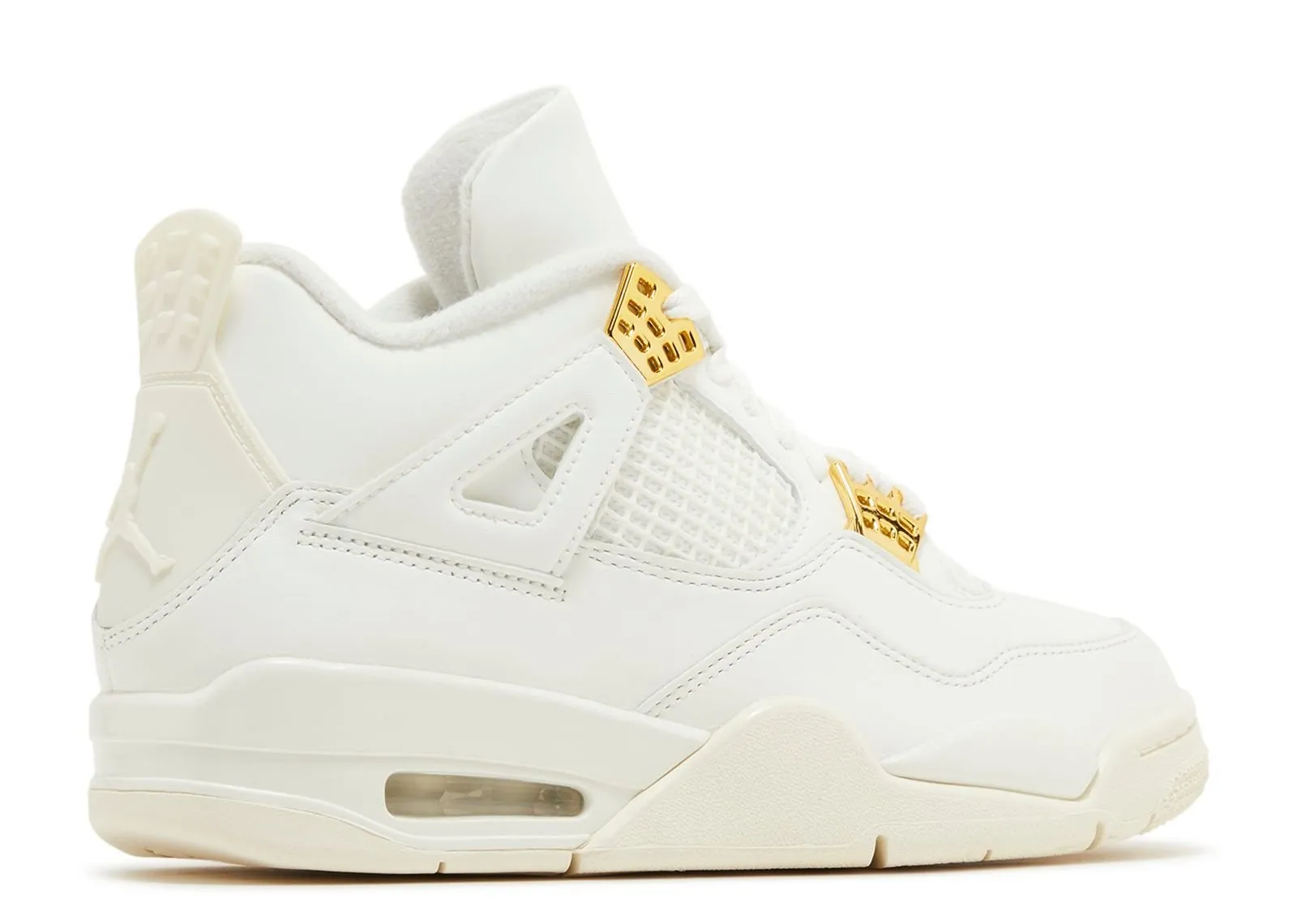 Air Jordan 4 Metallic Gold Slim Silhouette