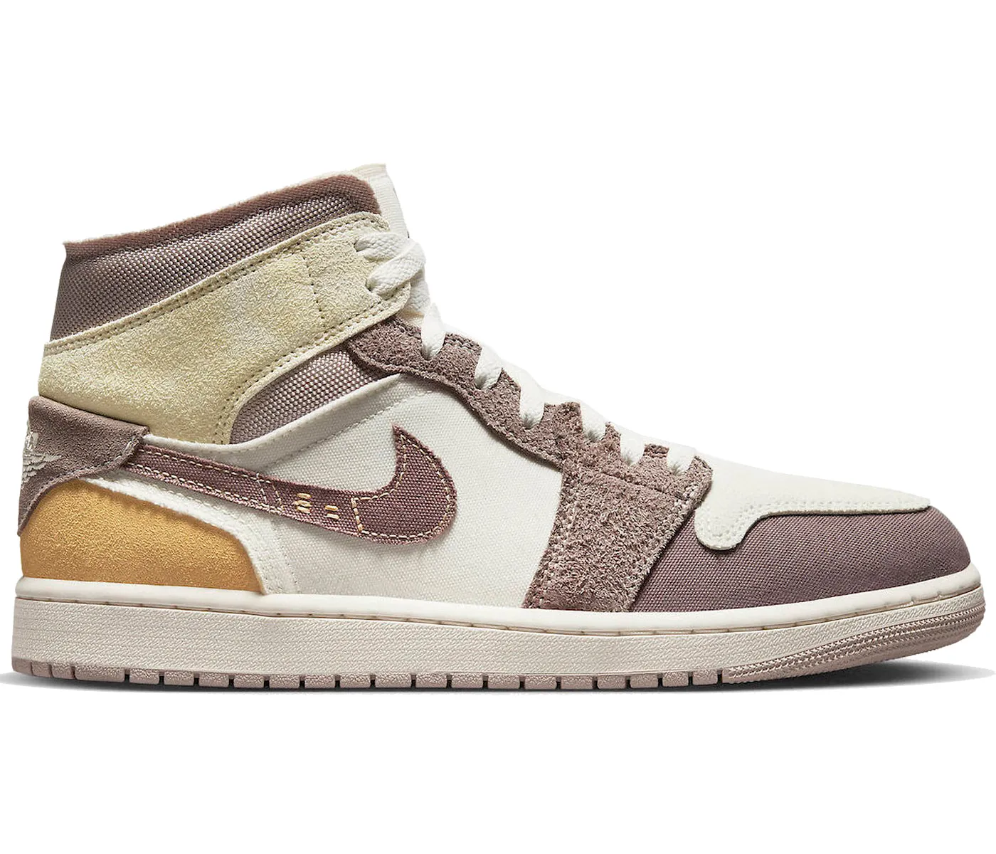 On The Way Midday Style JORDAN 1 MID SE CRAFT TAUPE HAZE