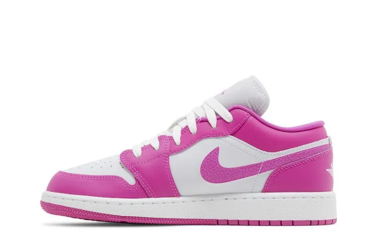 Comfort Walk Air Jordan 1 Low GS 'Fire Pink'