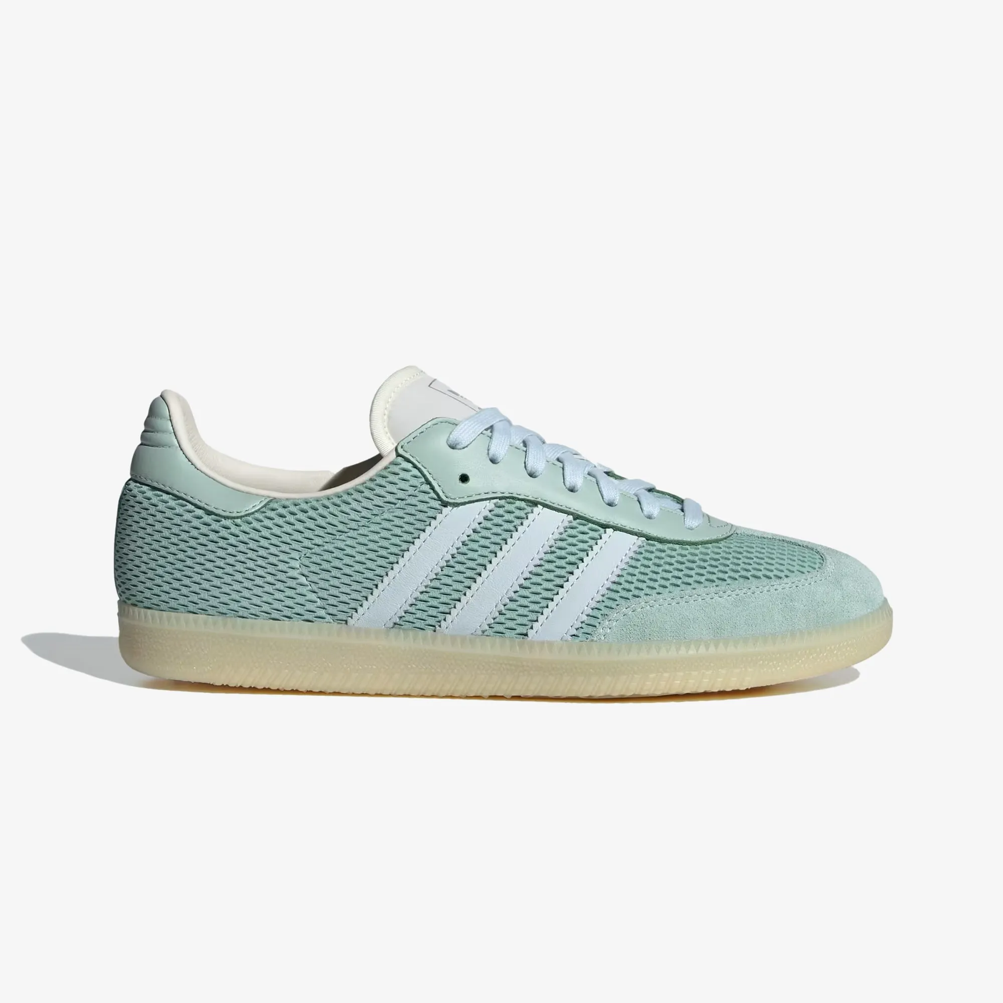 Foot Grace ADIDAS ORIGINALS | SAMBA OG { HAZY GREEN/SKY TINT/OFF WHITE