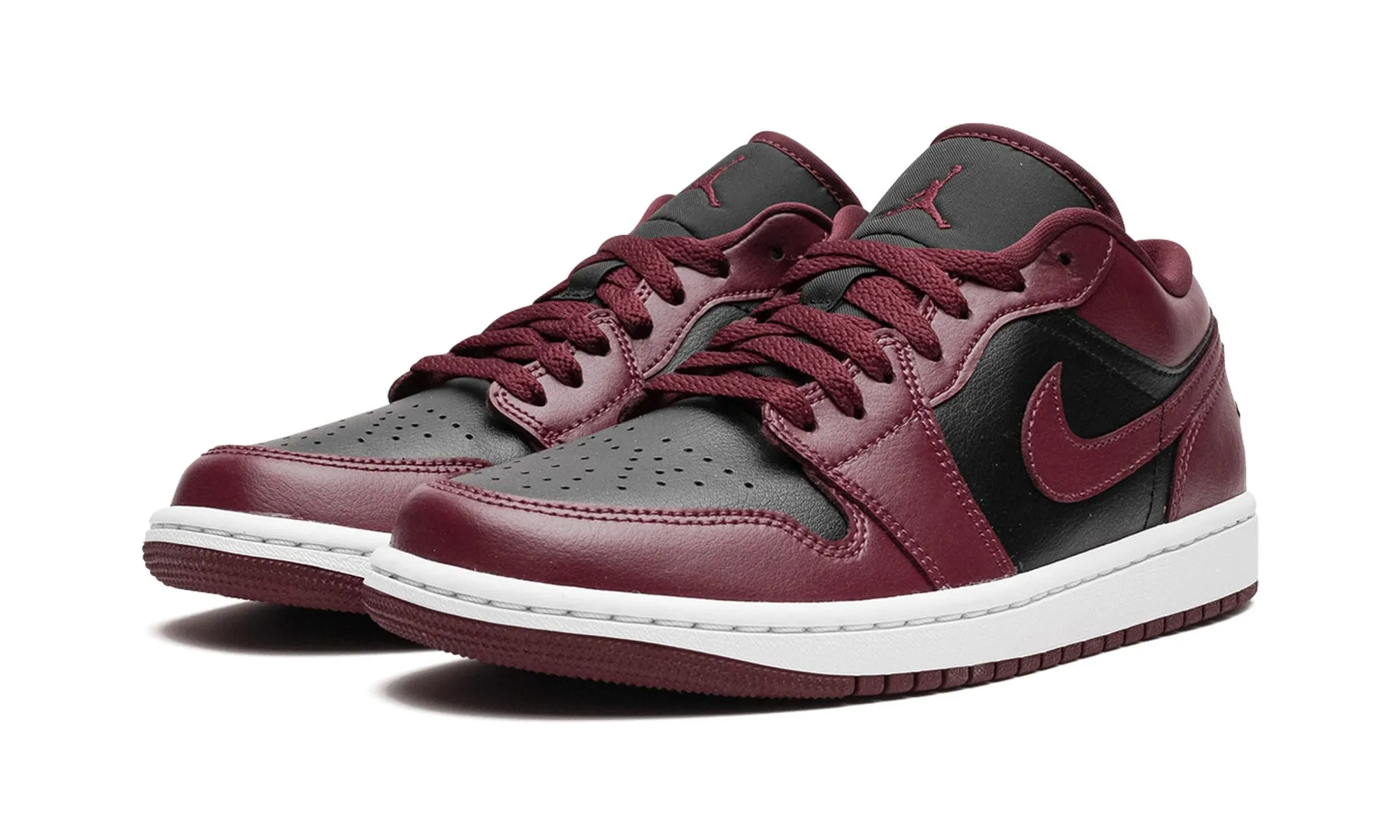 Air Jordan 1 Low Cherrywood Red / Dark Beetroot Clean White