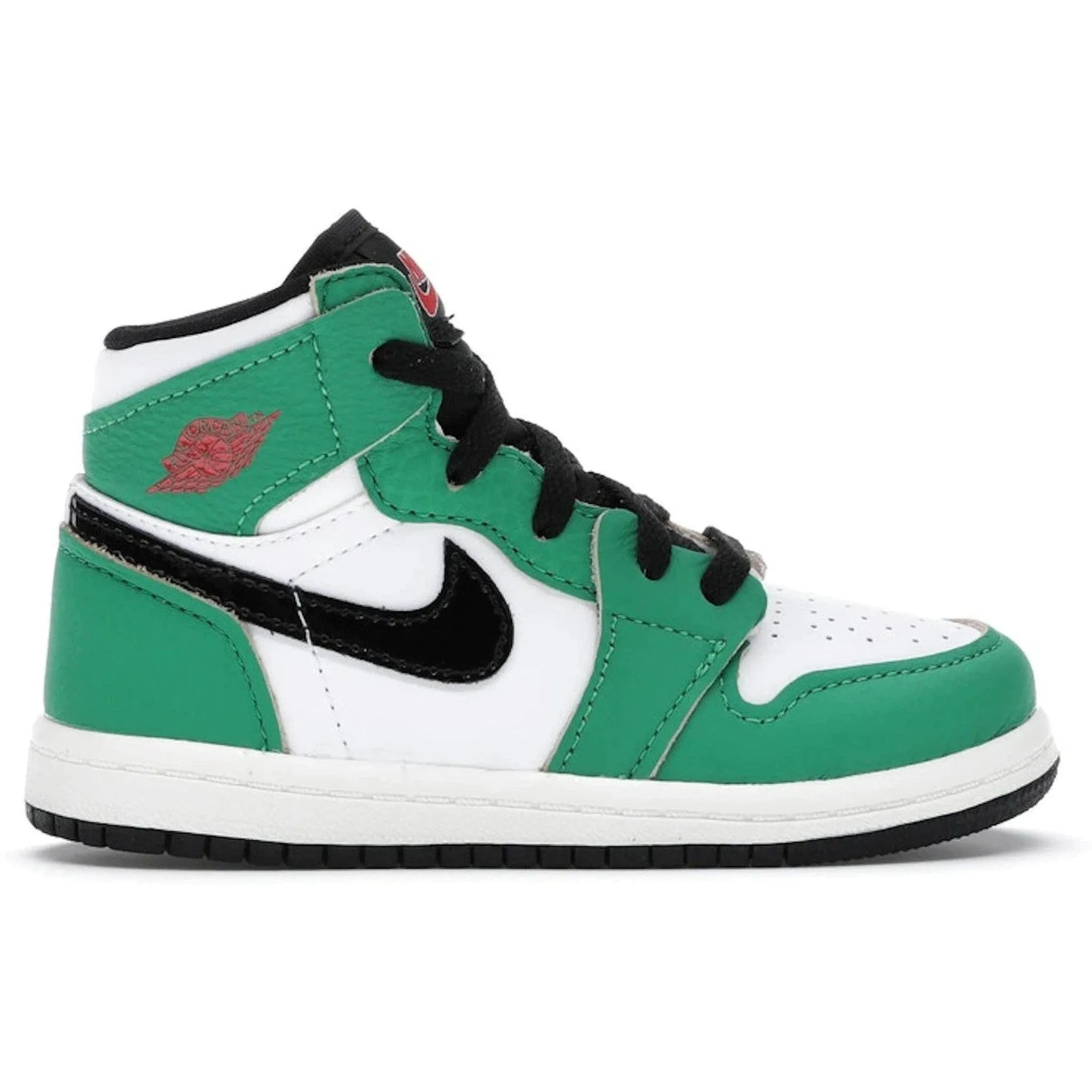 No Hassle Lace Up Style Jordan 1 Retro High Lucky Green (TD)