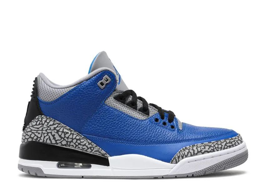 Air Zone Air Jordan 3 Retro Varsity Royal Cement