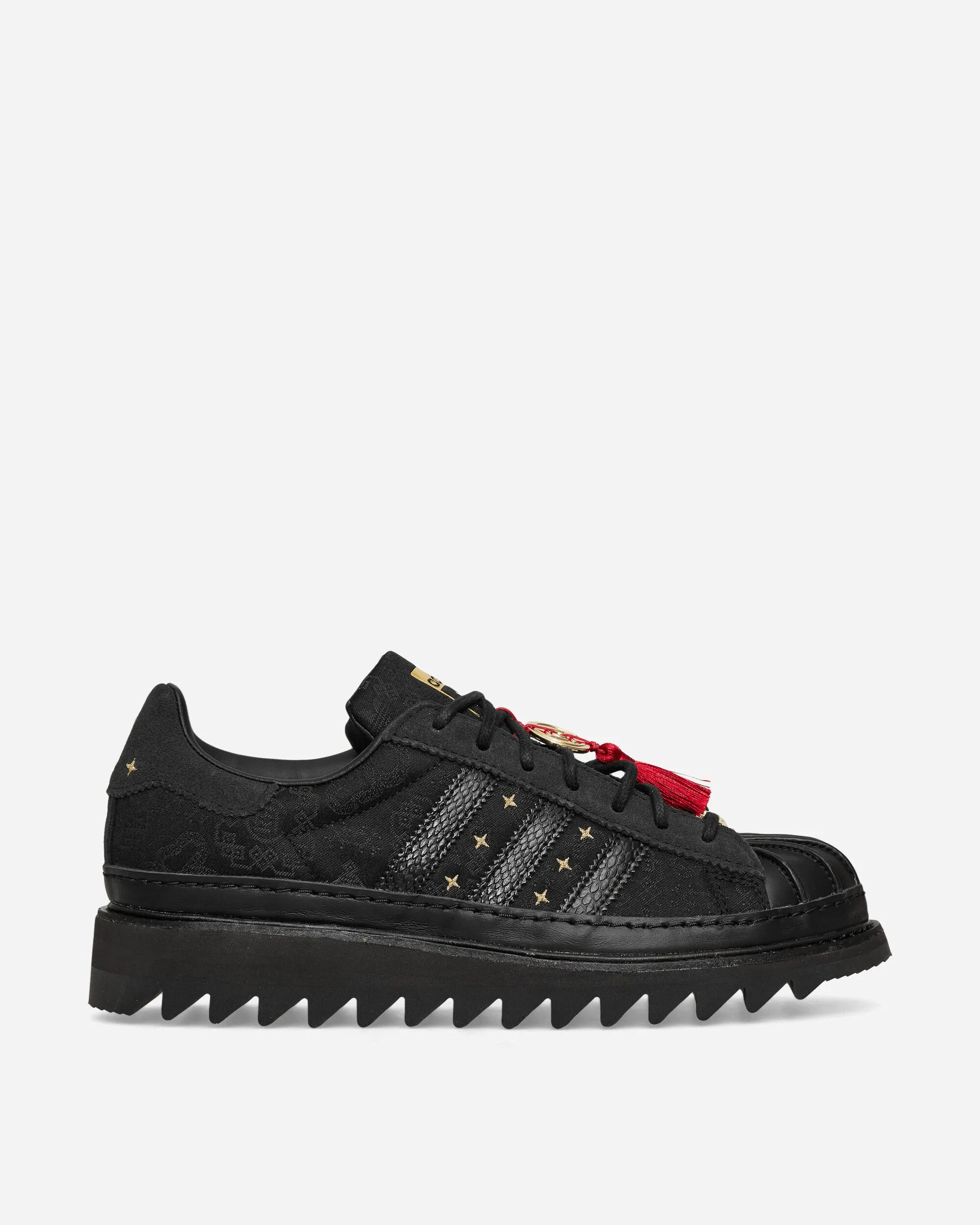Young Mood Runway Glow CLOT By Edison Chen Superstar Sneakers Core Black